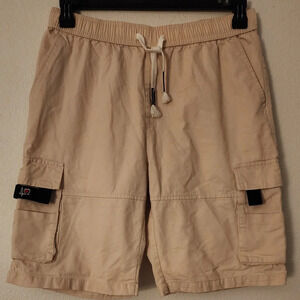 Msmsse Women's Cargo Hiking Shorts Multi-Pockets Bermuda Outdoors Beige Sz 8-10
